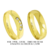 C795RL/C495RL: Alianças de ouro 18k/750, com brilhante(s) ou 10k/416 com zirconia(s), para noivado e casamento