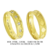 C796RL/C496R: Alianças de ouro 18k/750, com brilhante(s) ou 10k/416 com zirconia(s), para noivado e casamento