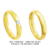 C901R/42R: Alianças de ouro 18k/750, com brilhante(s) ou 10k/416 com zirconia(s), para noivado e casamento