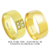 C912RL/700R: Alianças de ouro 18k/750, com brilhante(s) ou 10k/416 com zirconia(s), para noivado e casamento