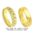 C915RL/55R: Alianças de ouro 18k/750, com brilhante(s) ou 10k/416 com zirconia(s), para noivado e casamento