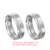 RD60 - Aliança/anel, compromisso, namoro, prata 950, por encomenda, Uberlândia