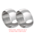 L10 - Aliança/anel, compromisso, namoro, prata 950, por encomenda, Uberlândia