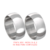 L8 - Aliança/anel, compromisso, namoro, prata 950, por encomenda, Uberlândia