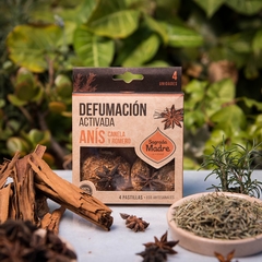 Pastilla de defumación - Anís, Canela y Romero