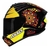 Capacete Axxis Draken Mystic Gloss Preto Amarelo (OUTLET)