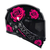 Capacete Axxis Eagle Flowers New Preto Rosa Brilho (OUTLET) - loja online