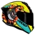 Capacete Axxis Draken Bomb Gloss Preto Amarelo (OUTLET) - loja online