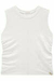 Blusa Cropped em Canelado Maui White Off 76895 Vic&Vicky - comprar online