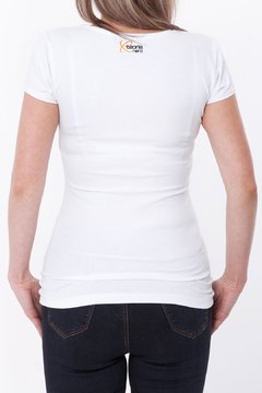 Camiseta Feminina Branca Han & Leia Star Wars - comprar online