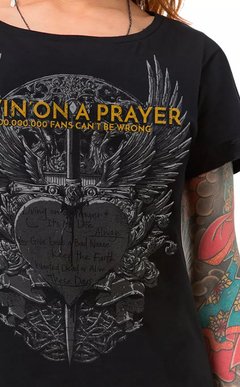 Camiseta Feminina Bon Jovi Heart n Dagger - comprar online