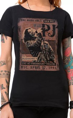Camiseta Feminina Sold Out Pearl Jam