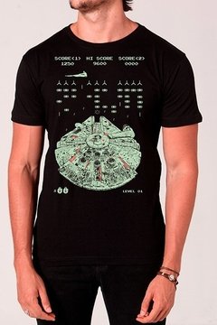 Camiseta Masculina Star Wars Millenium Falcon