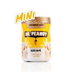 PASTA DE AMENDOIM COM WHEY PROTEIN (250G) DR PEANUT - Cabral Suplementos