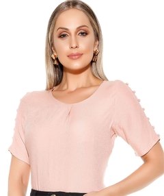 Blusa Império Rosê