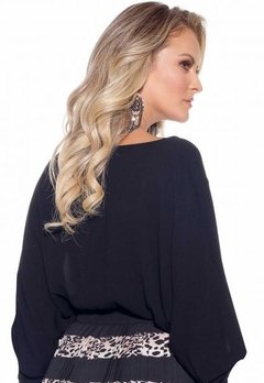 Conjunto Fascíniu's Maria Julia Onça/Preto - Solo Moda Evangélica