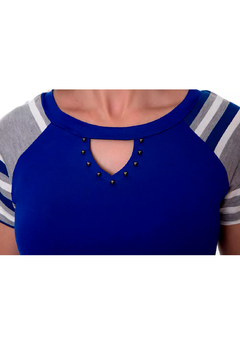 Conjunto Hapuk Azul Royal Moda Evangélica - comprar online