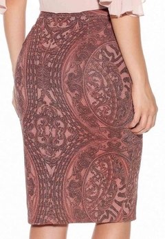 Vestido Fascíniu's Midi Luréx Rosê - loja online