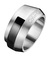 Kj4mbr210112 Anillo acero con negro, Calvin Klein