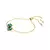 5666585 Pulsera Swarovski Idyllia Tallas mixtas trébol verde baño tono oro - comprar online