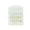 Blister de aros dorados y plateados x 12p JDA02 - comprar online