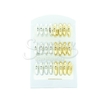 Blister de aros dorados y plateados x 12p JDA03 - comprar online