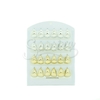 Blister de aros dorados y plateados x 12p JDA04 - comprar online