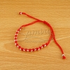 Pulsera de hilo con Acero Blanco NB1113