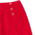 LASIE DETALHADA VERMELHO CONJUNTO INFANTIL FEMININO ELEGANTE NATAL BLUSA CROPPED + SHORTS FEMININO COM FORRO - Manulele Roupa Infantil