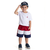 CAMISETA BRANCA INFANTIL MENINO PREMIUM COM BORDADO - BRANCO - Manulele Roupa Infantil