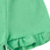 TECIDO ECOLÓGICO VERDE CONJUNTO INFANTIL DE MENINA CROPPED SHORTS - loja online