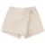 LINHO ECOLOGICO CAQUI CONJUNTO INFANTIL FEMININO CROPPED DE ALÇA + SHORTS SAIA ASSIMÉTRICO - loja online