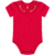 COTTON VERMELHO LISO BODY BEBE MENINA GOLA BONECA BORDADO DELICADO ELEGANTE SOCIAL NATAL