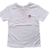 CAMISETA BRANCA INFANTIL MENINO PREMIUM COM BORDADO - BRANCO - comprar online