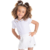 MANULELE LASIE BRANCA CONJUNTO INFANTIL DE MENINA BLUSA GOLA BONECA + SHORTS SAIA - comprar online