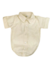 BODY CAMISA SOCIAL BEBE BANHO DE SOL - CREME