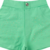 SHORTS INFANTIL FEMININO SARJA COM ELASTANO E PEDRAS DE STRASS - VERDE - Manulele Roupa Infantil