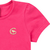 BLUSA INFANTIL FEMININA COTTON COM ELASTANO COM APLIQUE MANGA COPINHO - PINK na internet