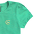 BLUSA INFANTIL FEMININA COTTON COM ELASTANO COM APLIQUE MANGA COPINHO - MENTA - comprar online