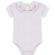 BODY BEBE MENINA COM GOLA BONECA BORDADA EM COTTON TAMANHO P AO GG BRANCO - comprar online