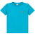 CAMISETA INFANTIL MENINO PREMIUM COM BORDADO - AZUL CEU