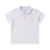 CAMISA POLO INFANTIL MASCULINA PREMIUM MALHA PIQUET COM BORDADO - BRANCO - loja online