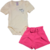 CONJ. BODY LANA MANGA PRINCESA + SHORT CLOCHARD - OFF WHITE - comprar online