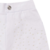 SARJA COM ELASTANO BRANCO SHORTS INFANTIL FEMININO COM PEDRAS DE STRASS - Manulele Roupa Infantil