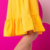 Imagem do MANULELE CREPE AMARELO LISO VESTIDO DE ALCINHA MENINA COM BABADO E COSTAS ABERTAS