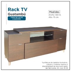 Rack de TV en Guatambú - 1,60m.