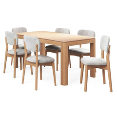 Juego de comedor Escandinavo - Mod. PRG-RSE2