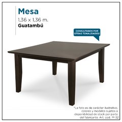 Mesa en guatambú - Mod. M32