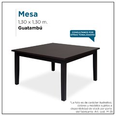 Mesa en guatambú - Mod. M35