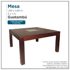 Mesa en guatambú - Mod. M43